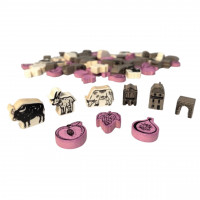 Fromage Deluxe: Extensions Wooden Tokens