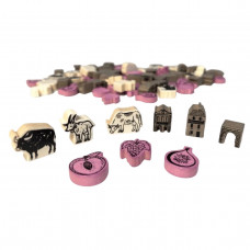 Fromage Deluxe: Extensions Wooden Tokens