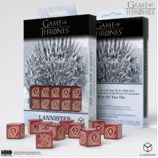 Предзаказ: Q Workshop: Game of Thrones: Lannister 10xD6 Dice Set