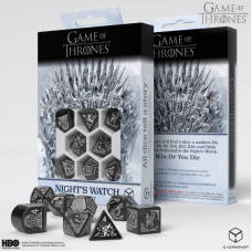 Предзаказ: Q Workshop: Game of Thrones: Night's Watch Dice Set