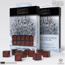 Предзаказ: Q Workshop: Game of Thrones: Targaryen 10xD6 Dice Set