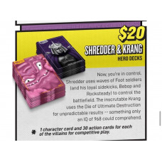 Unmatched Adventures: Teenage Mutant Ninja Turtles Hero Decks (Shredder and Krang)
